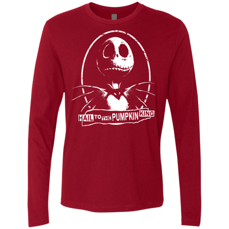 T-Shirts Cardinal / Small Hail To The King Men's Premium Long Sleeve