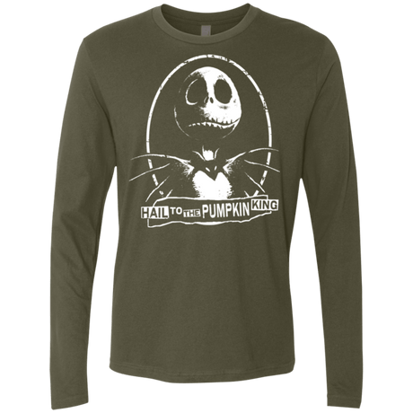 T-Shirts Military Green / Small Hail To The King Men's Premium Long Sleeve