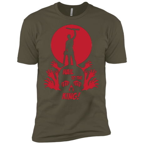 T-Shirts Military Green / X-Small Hail to the King Men's Premium T-Shirt