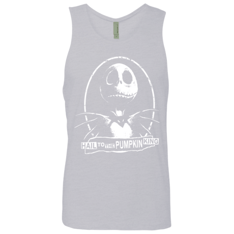 T-Shirts Heather Grey / Small Hail To The King Men's Premium Tank Top