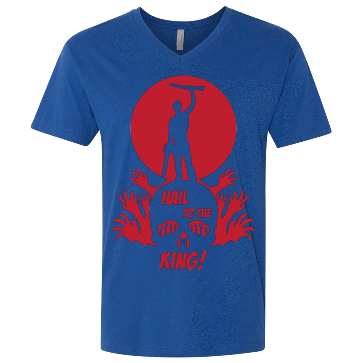 T-Shirts Royal / X-Small Hail to the King Men's Premium V-Neck