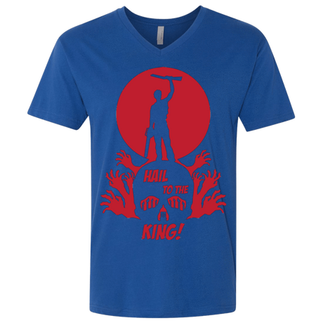 T-Shirts Royal / X-Small Hail to the King Men's Premium V-Neck