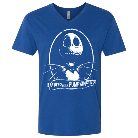 T-Shirts Royal / X-Small Hail To The King Men's Premium V-Neck