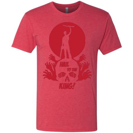 T-Shirts Vintage Red / Small Hail to the King Men's Triblend T-Shirt