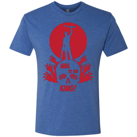 T-Shirts Vintage Royal / Small Hail to the King Men's Triblend T-Shirt