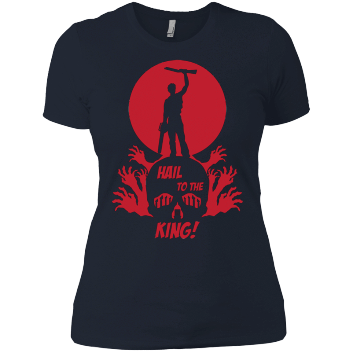 T-Shirts Midnight Navy / X-Small Hail to the King Women's Premium T-Shirt