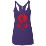 T-Shirts Purple / X-Small Hail to the King Women's Triblend Racerback Tank