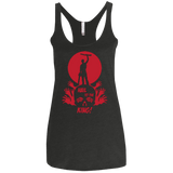 T-Shirts Vintage Black / X-Small Hail to the King Women's Triblend Racerback Tank