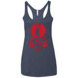 T-Shirts Vintage Navy / X-Small Hail to the King Women's Triblend Racerback Tank