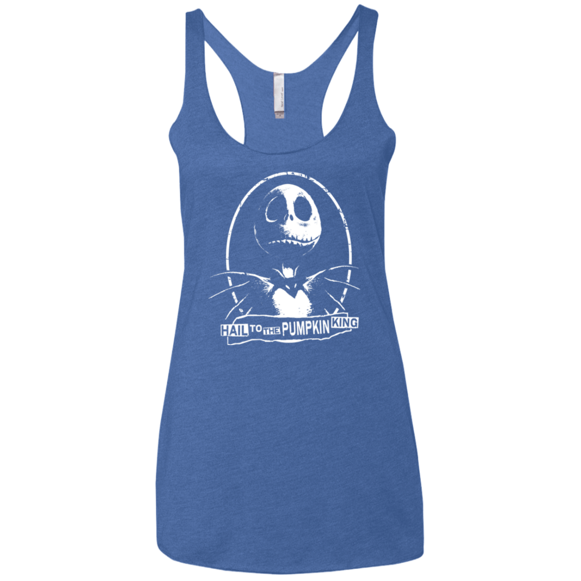 T-Shirts Vintage Royal / X-Small Hail To The King Women's Triblend Racerback Tank
