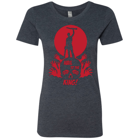 T-Shirts Vintage Navy / Small Hail to the King Women's Triblend T-Shirt