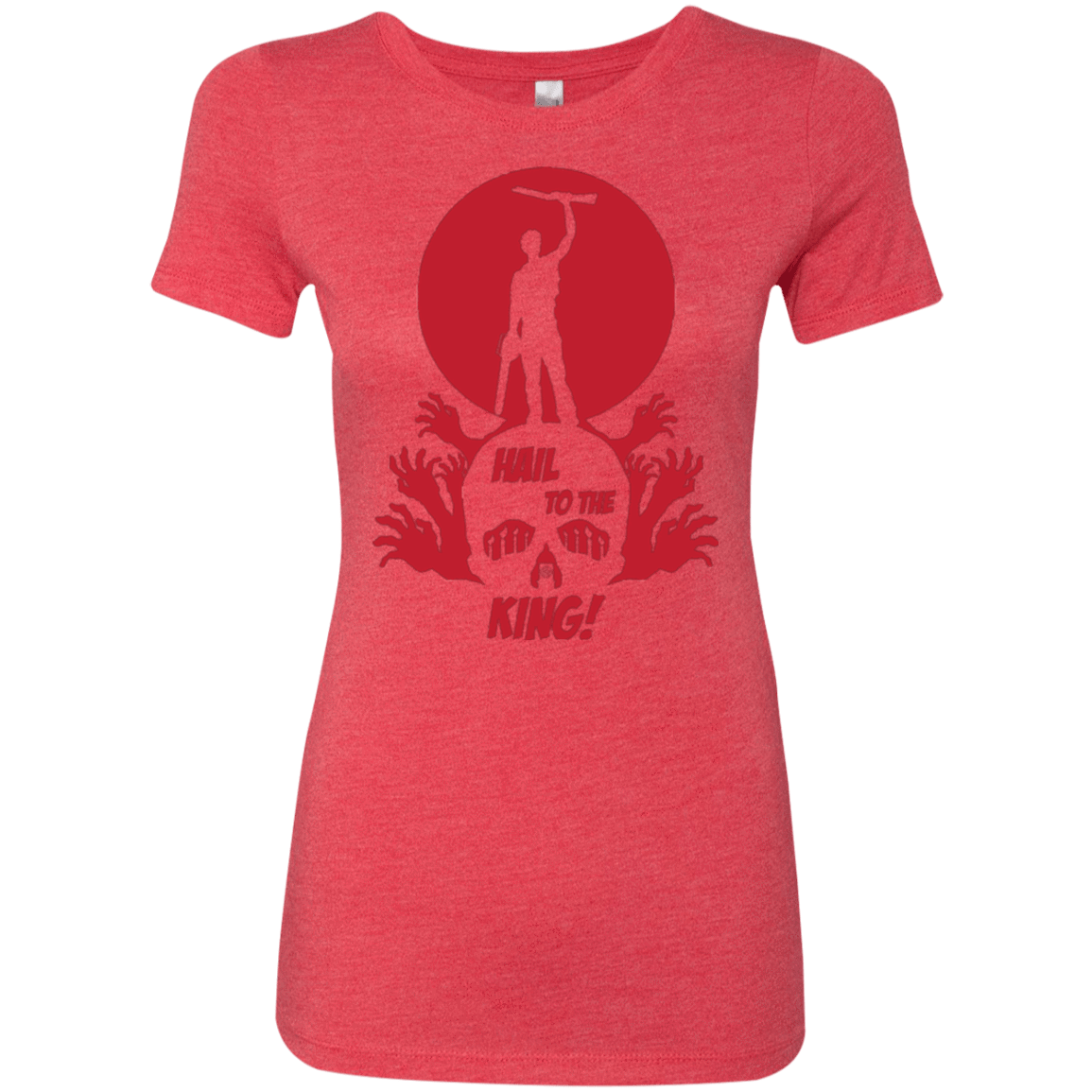 T-Shirts Vintage Red / Small Hail to the King Women's Triblend T-Shirt