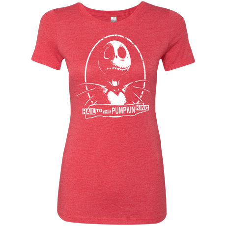 T-Shirts Vintage Red / Small Hail To The King Women's Triblend T-Shirt