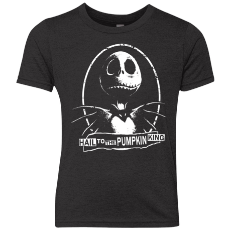 T-Shirts Vintage Black / YXS Hail To The King Youth Triblend T-Shirt