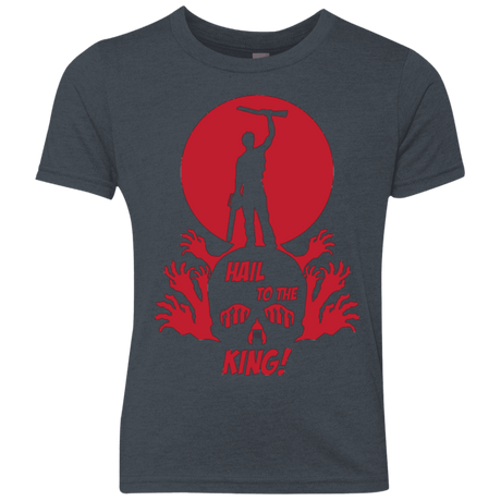 T-Shirts Vintage Navy / YXS Hail to the King Youth Triblend T-Shirt