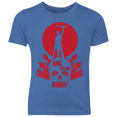 T-Shirts Vintage Royal / YXS Hail to the King Youth Triblend T-Shirt
