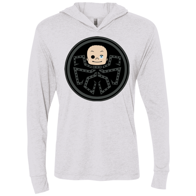 T-Shirts Heather White / X-Small Hail Toys Triblend Long Sleeve Hoodie Tee