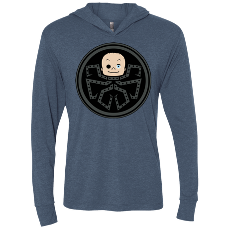 T-Shirts Indigo / X-Small Hail Toys Triblend Long Sleeve Hoodie Tee