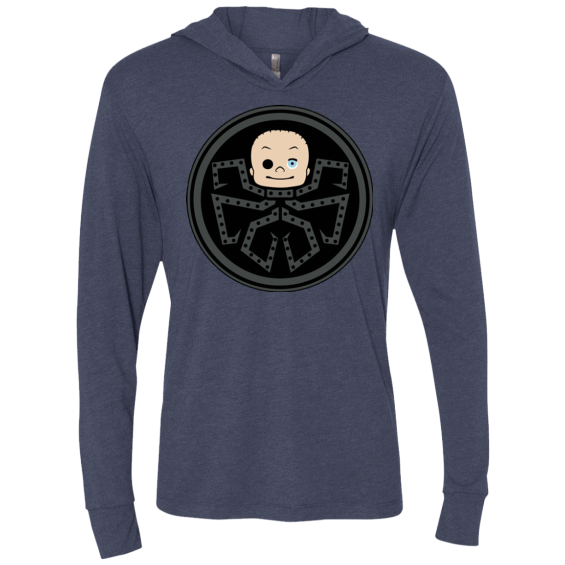 T-Shirts Vintage Navy / X-Small Hail Toys Triblend Long Sleeve Hoodie Tee