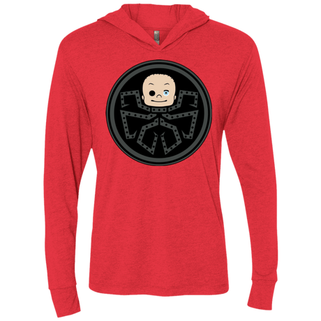 T-Shirts Vintage Red / X-Small Hail Toys Triblend Long Sleeve Hoodie Tee