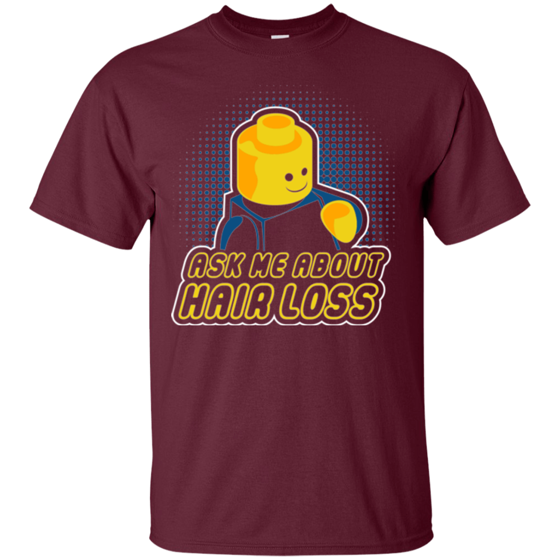 T-Shirts Maroon / Small Hair Loss T-Shirt