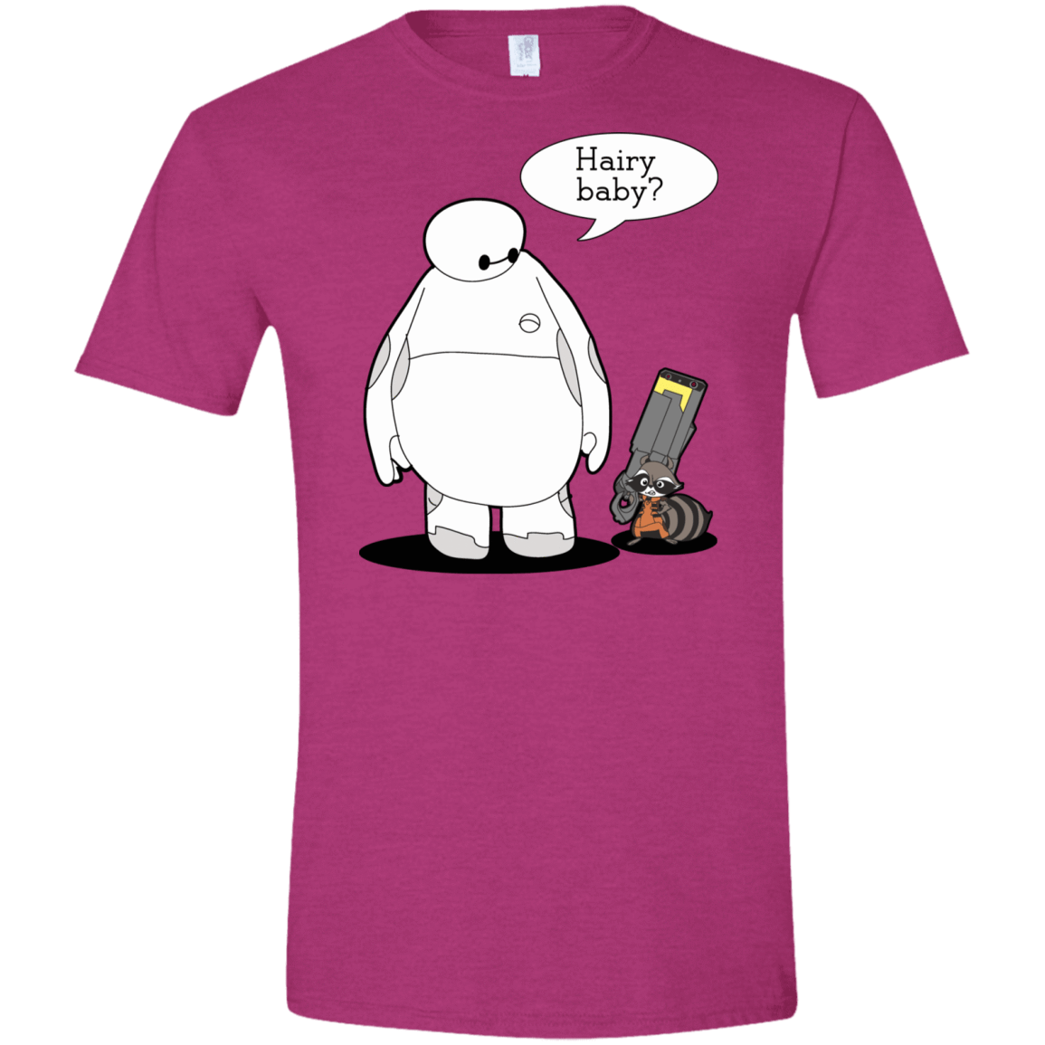 T-Shirts Antique Heliconia / S Hairy Baby Men's Semi-Fitted Softstyle