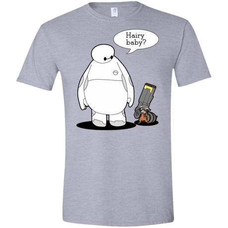 T-Shirts Sport Grey / X-Small Hairy Baby Men's Semi-Fitted Softstyle