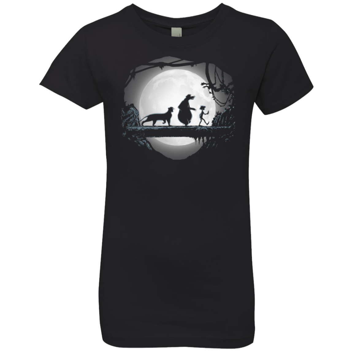 T-Shirts Black / YXS Hakuna Matata in the Jungle Girls Premium T-Shirt