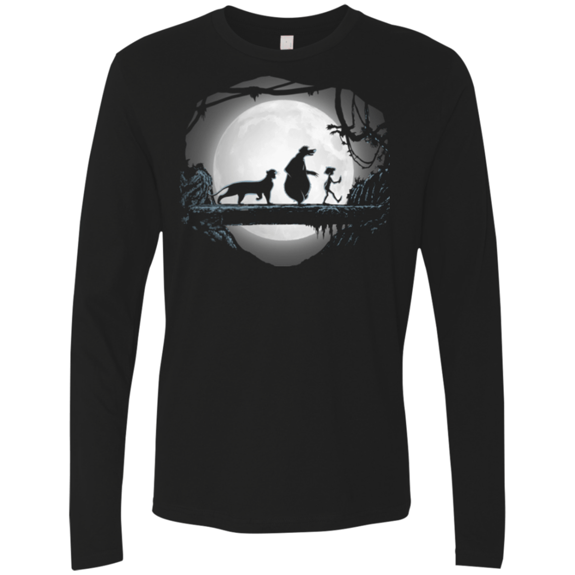 T-Shirts Black / Small Hakuna Matata in the Jungle Men's Premium Long Sleeve