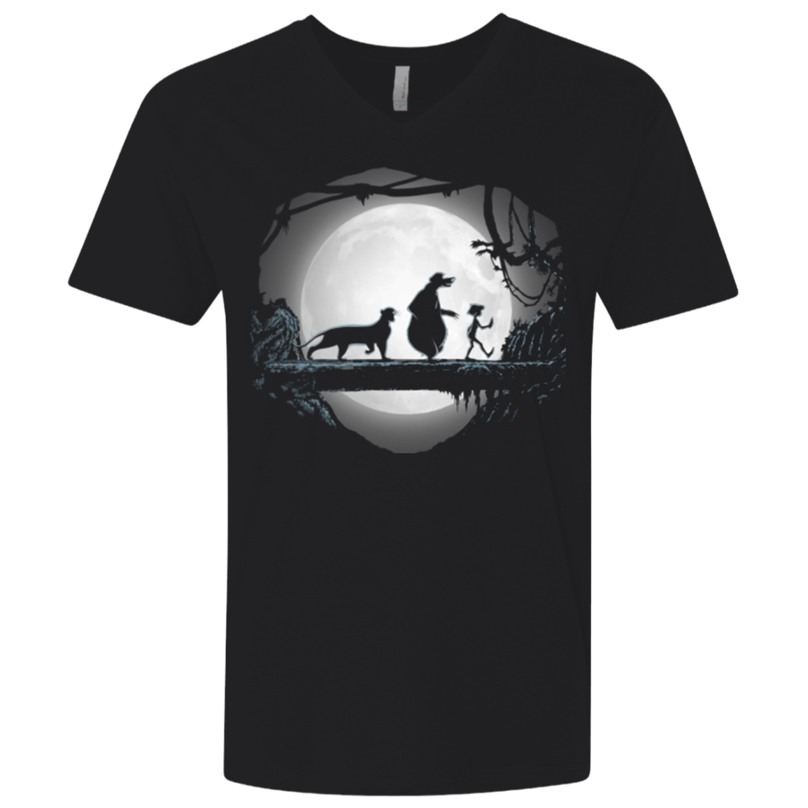 T-Shirts Black / X-Small Hakuna Matata in the Jungle Men's Premium V-Neck