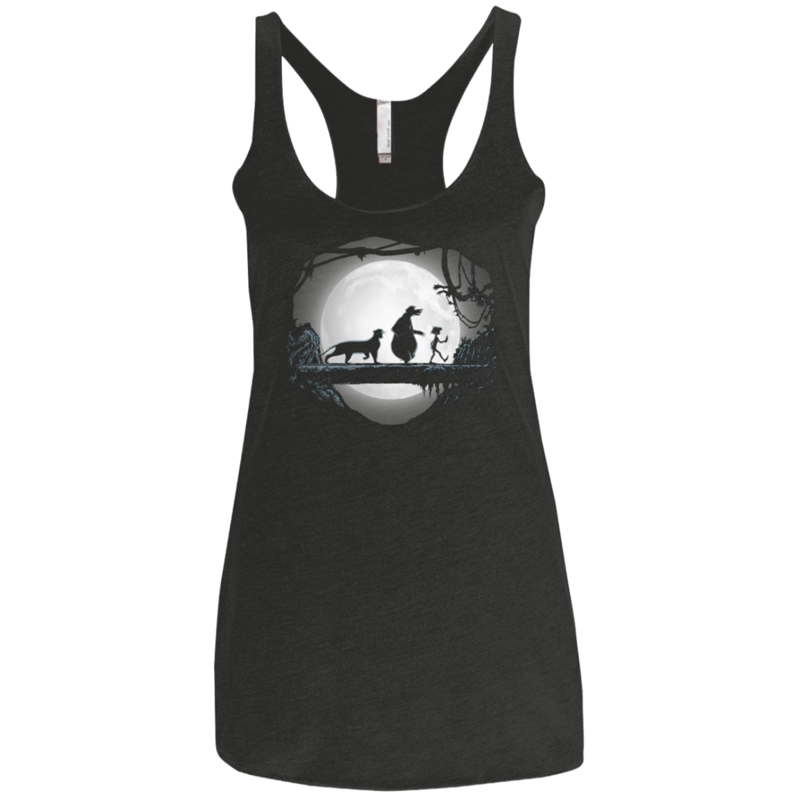 T-Shirts Vintage Black / X-Small Hakuna Matata in the Jungle Women's Triblend Racerback Tank
