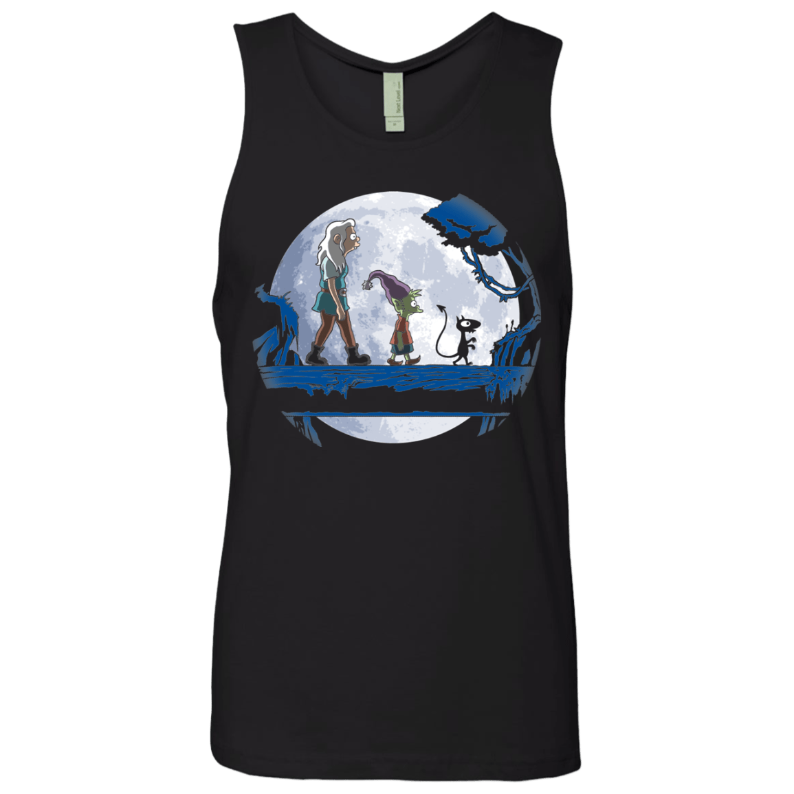 T-Shirts Black / S Hakuna Matata Princess Men's Premium Tank Top