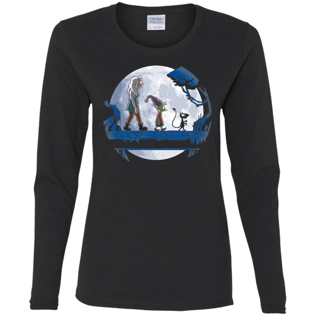 T-Shirts Black / S Hakuna Matata Princess Women's Long Sleeve T-Shirt