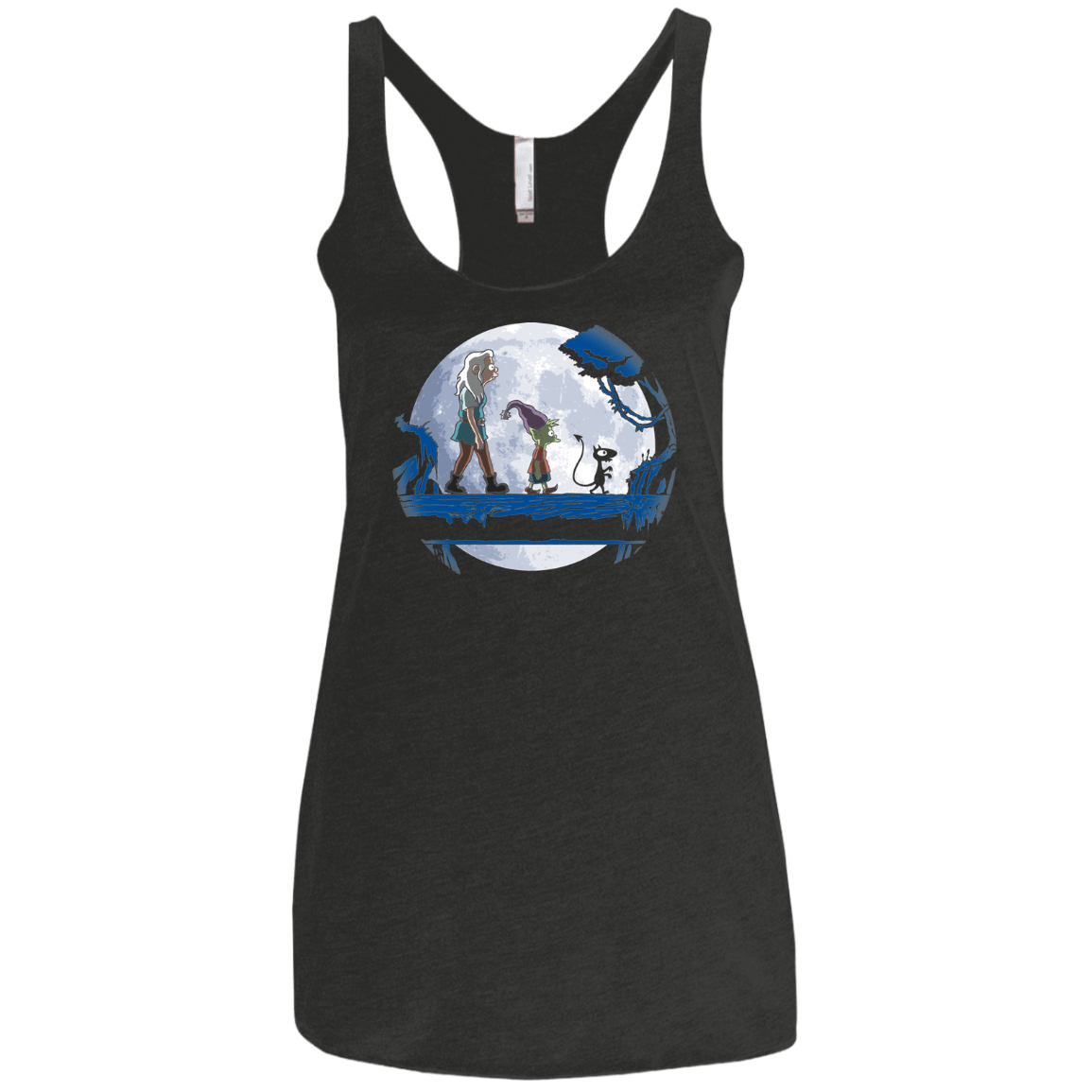 T-Shirts Vintage Black / X-Small Hakuna Matata Princess Women's Triblend Racerback Tank