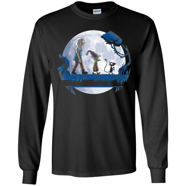 T-Shirts Black / YS Hakuna Matata Princess Youth Long Sleeve T-Shirt