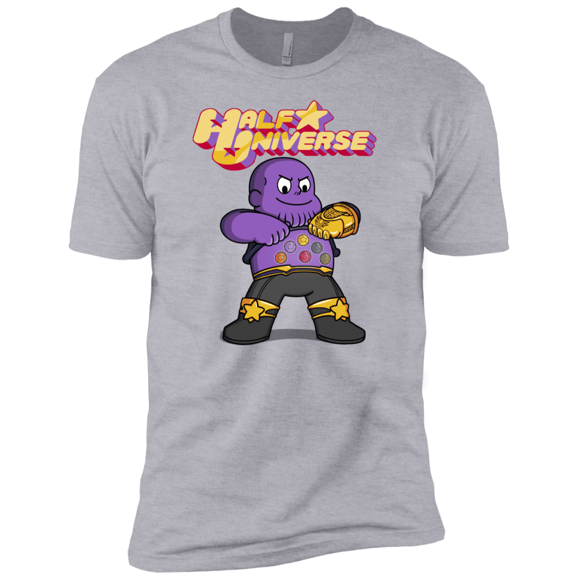 T-Shirts Heather Grey / YXS Half Universe Boys Premium T-Shirt