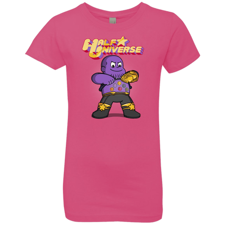 T-Shirts Hot Pink / YXS Half Universe Girls Premium T-Shirt
