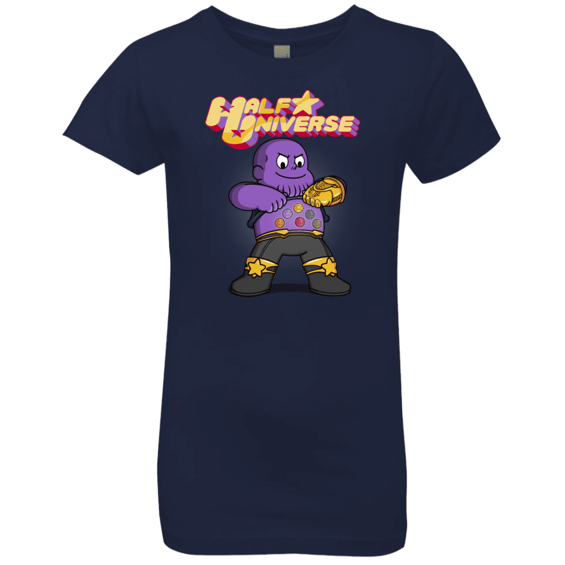 T-Shirts Midnight Navy / YXS Half Universe Girls Premium T-Shirt