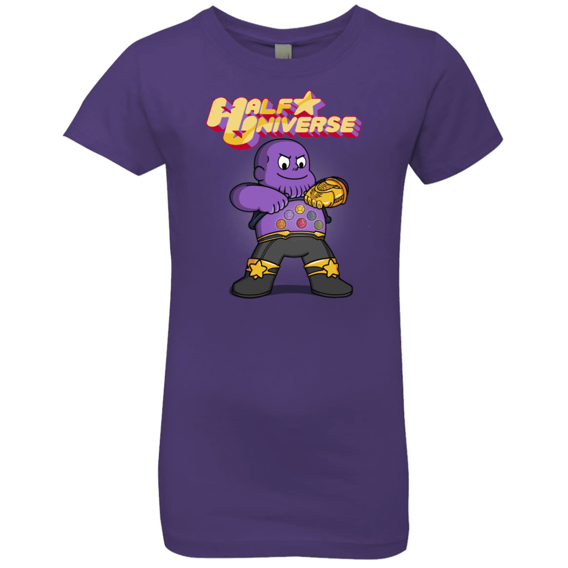 T-Shirts Purple Rush / YXS Half Universe Girls Premium T-Shirt