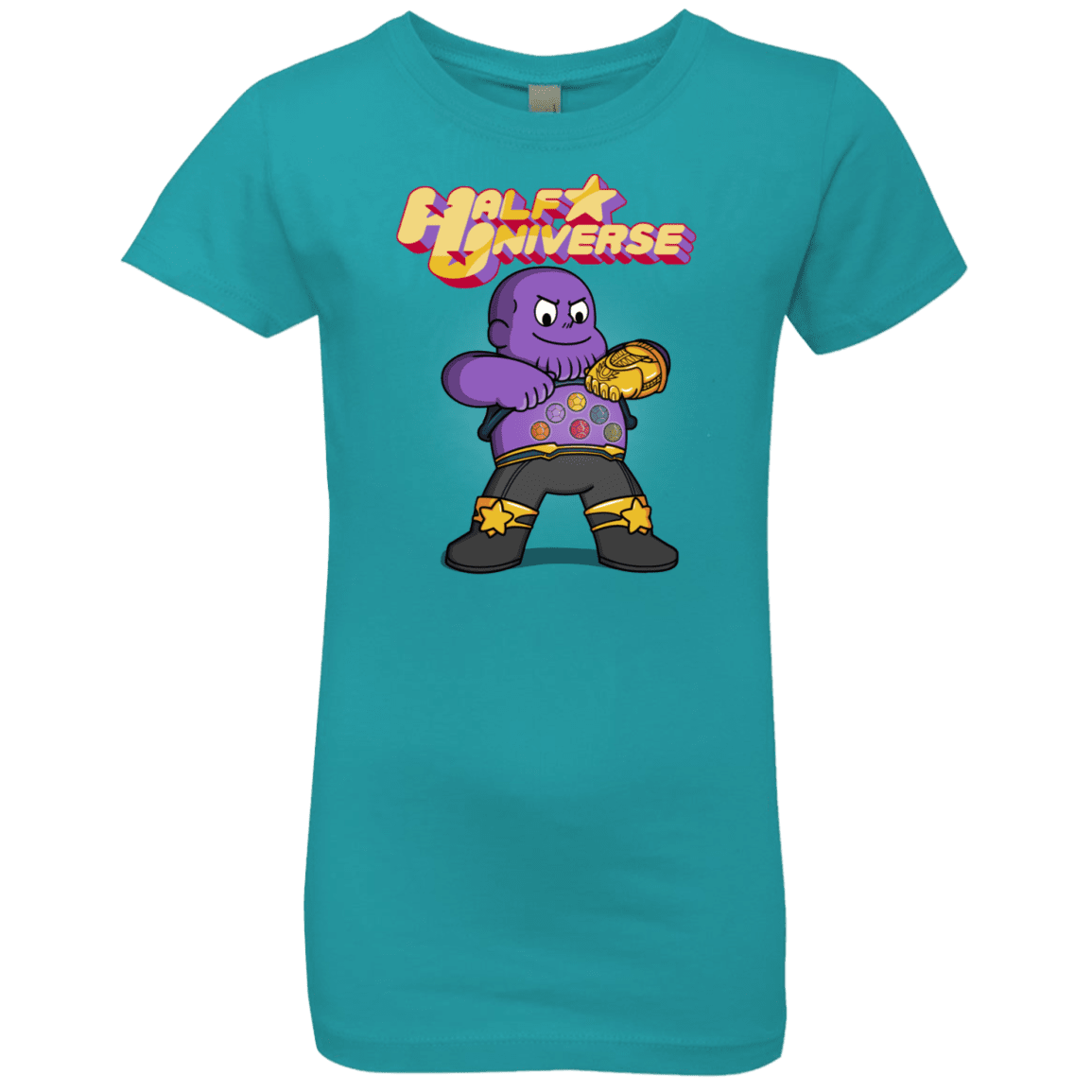 T-Shirts Tahiti Blue / YXS Half Universe Girls Premium T-Shirt