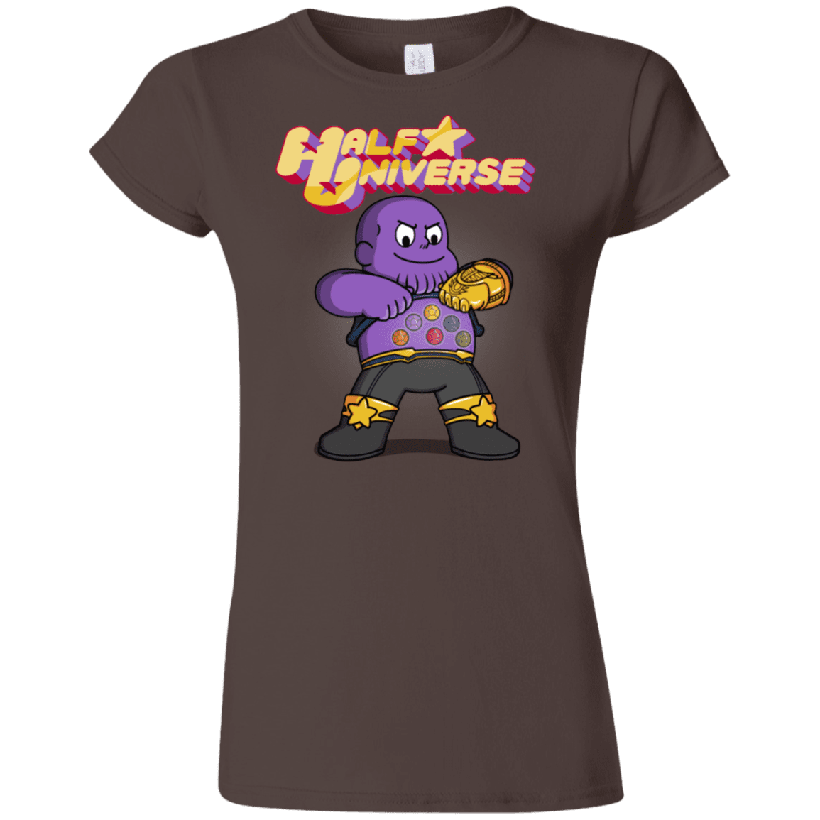 T-Shirts Dark Chocolate / S Half Universe Junior Slimmer-Fit T-Shirt
