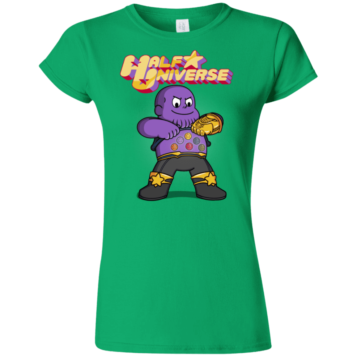 T-Shirts Irish Green / S Half Universe Junior Slimmer-Fit T-Shirt