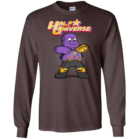 T-Shirts Dark Chocolate / S Half Universe Men's Long Sleeve T-Shirt
