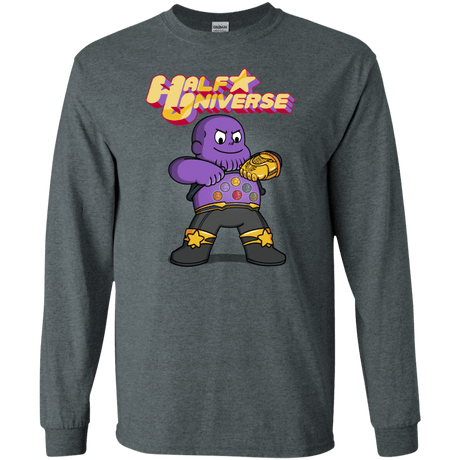 T-Shirts Dark Heather / S Half Universe Men's Long Sleeve T-Shirt