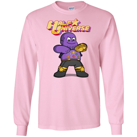 T-Shirts Light Pink / S Half Universe Men's Long Sleeve T-Shirt