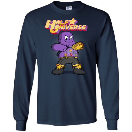 T-Shirts Navy / S Half Universe Men's Long Sleeve T-Shirt