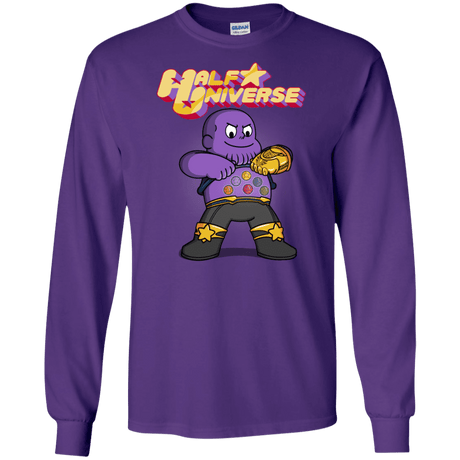 T-Shirts Purple / S Half Universe Men's Long Sleeve T-Shirt