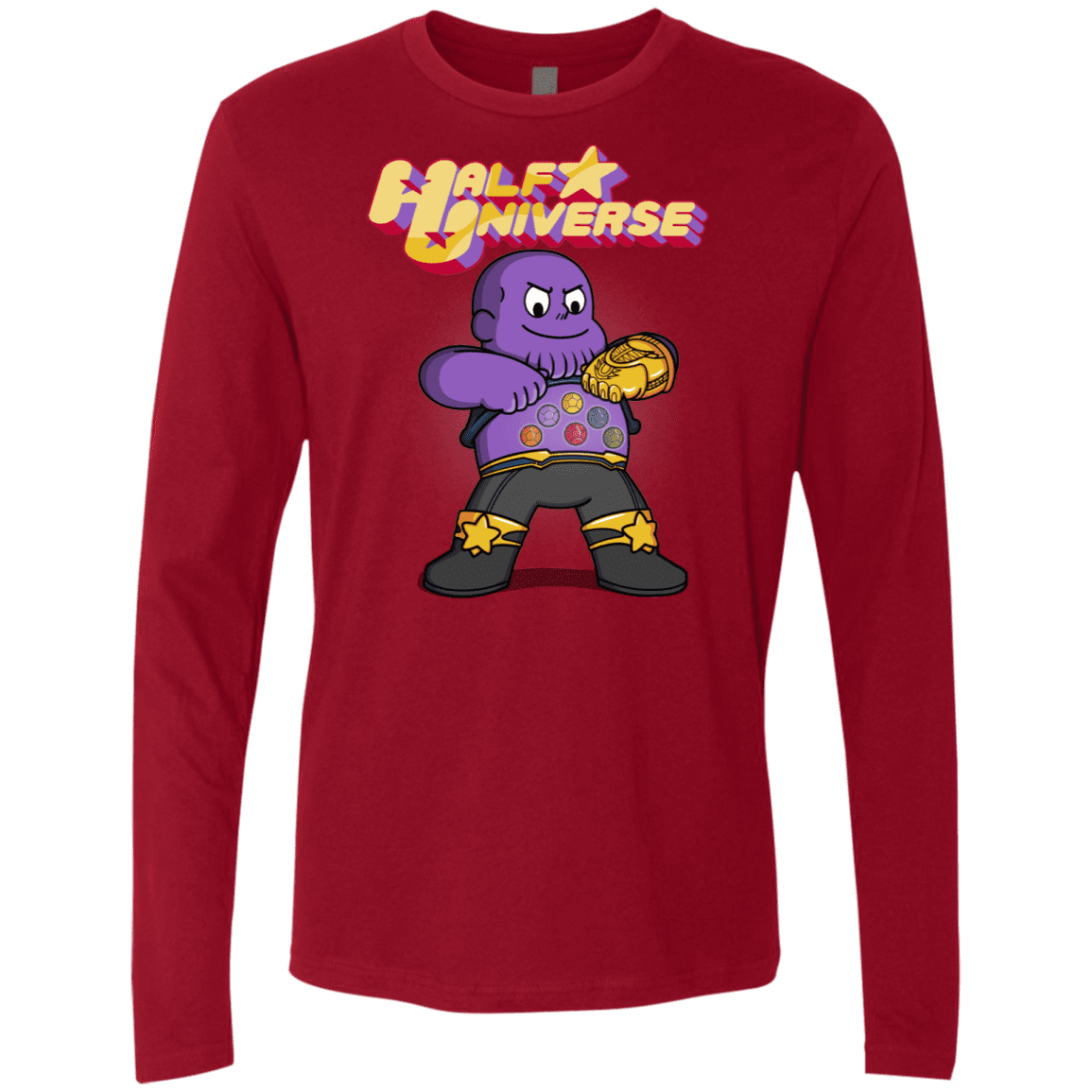 T-Shirts Cardinal / S Half Universe Men's Premium Long Sleeve