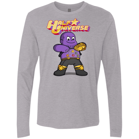 T-Shirts Heather Grey / S Half Universe Men's Premium Long Sleeve