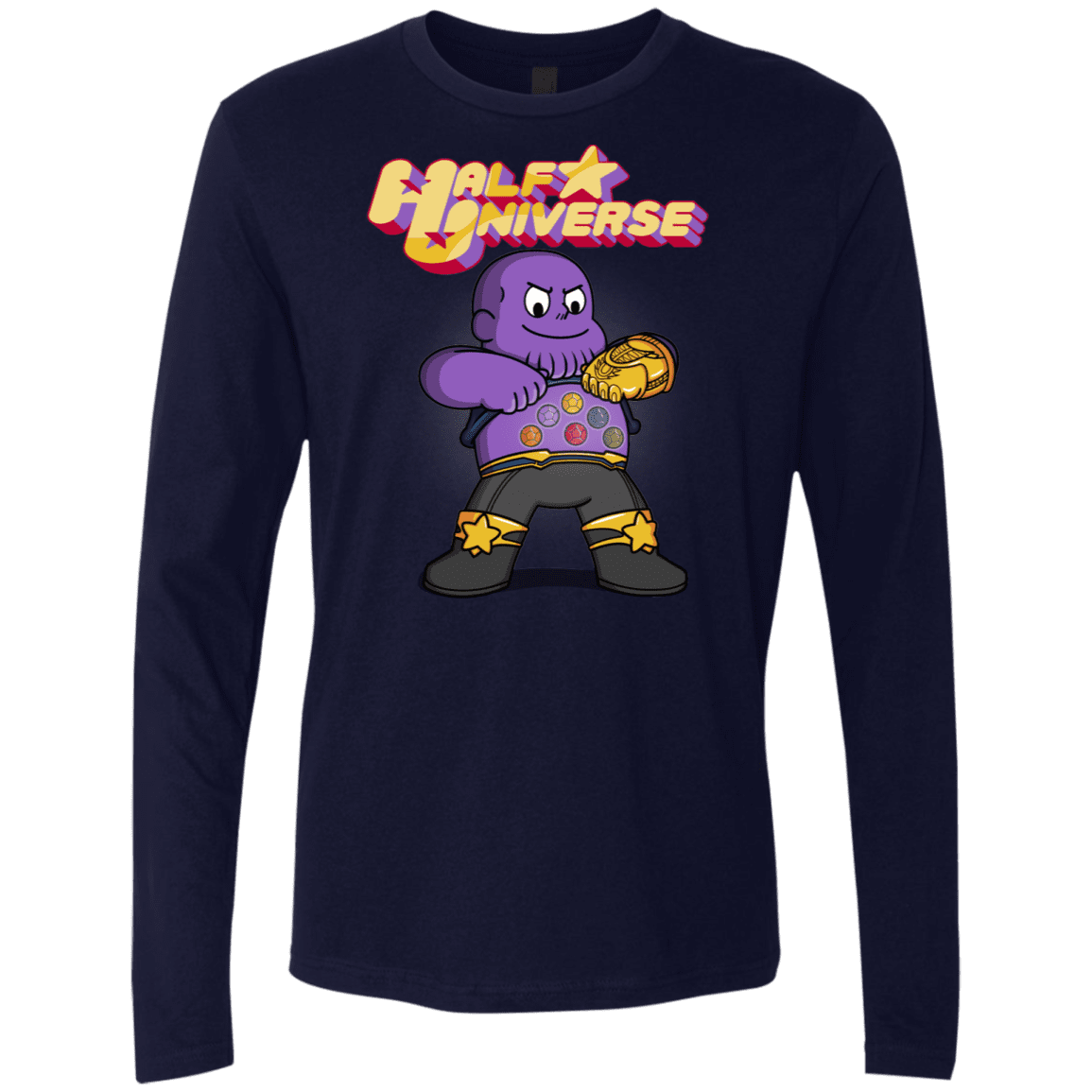 T-Shirts Midnight Navy / S Half Universe Men's Premium Long Sleeve
